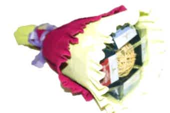 Букет с чаем "Тюльпан"