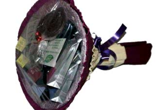 Букет с чаем "Чайная поляна"