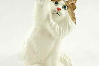 статуэтка-кошка-сибирская-рыжая-с-белым