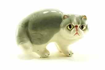 статуэтка-экзотическая-серо-пегая-кошка-малая