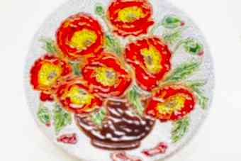 панно-тарелка-маки