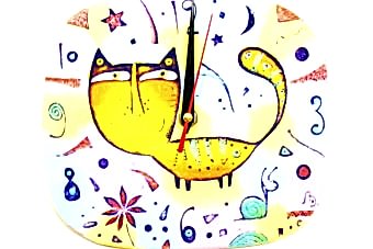 часы-кот-с-улиткой